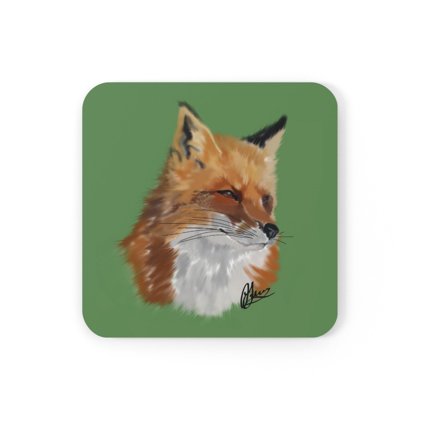 Autumn Fox Coaster Set
