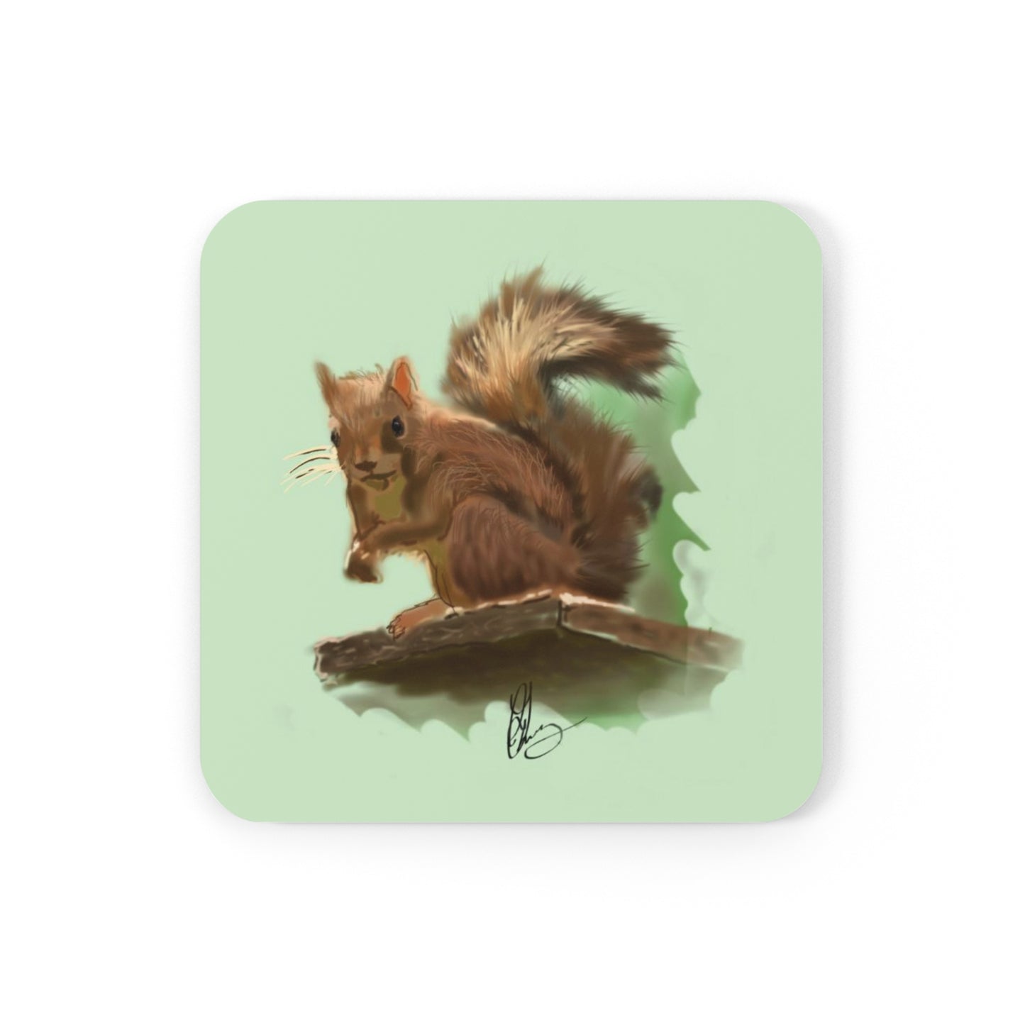 Inquisitive Squirrel Coaster Set