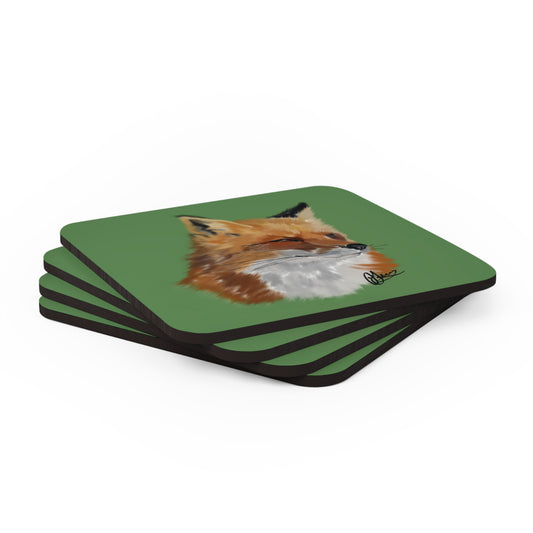 Autumn Fox Coaster Set