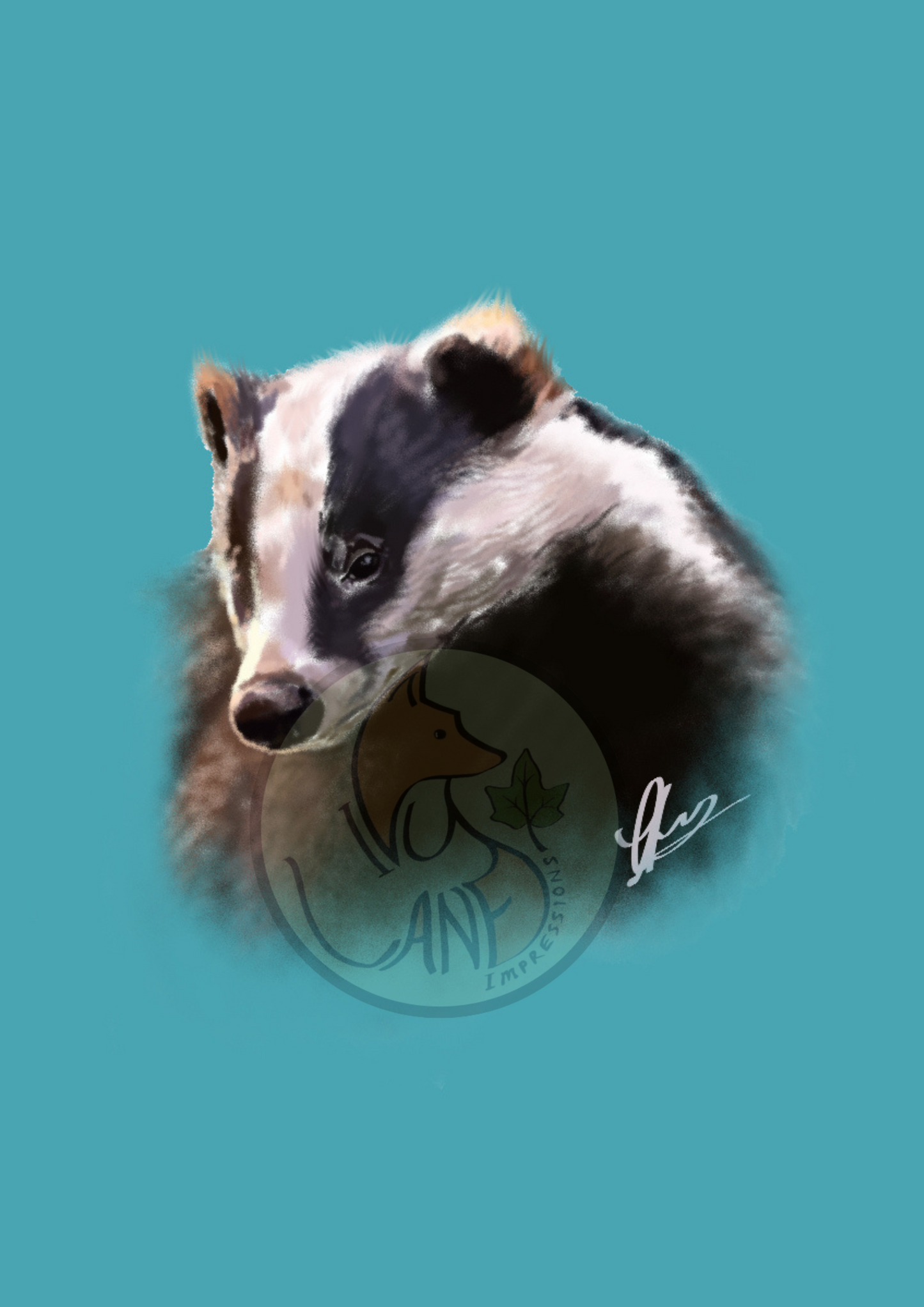 Adaptable Badger Print