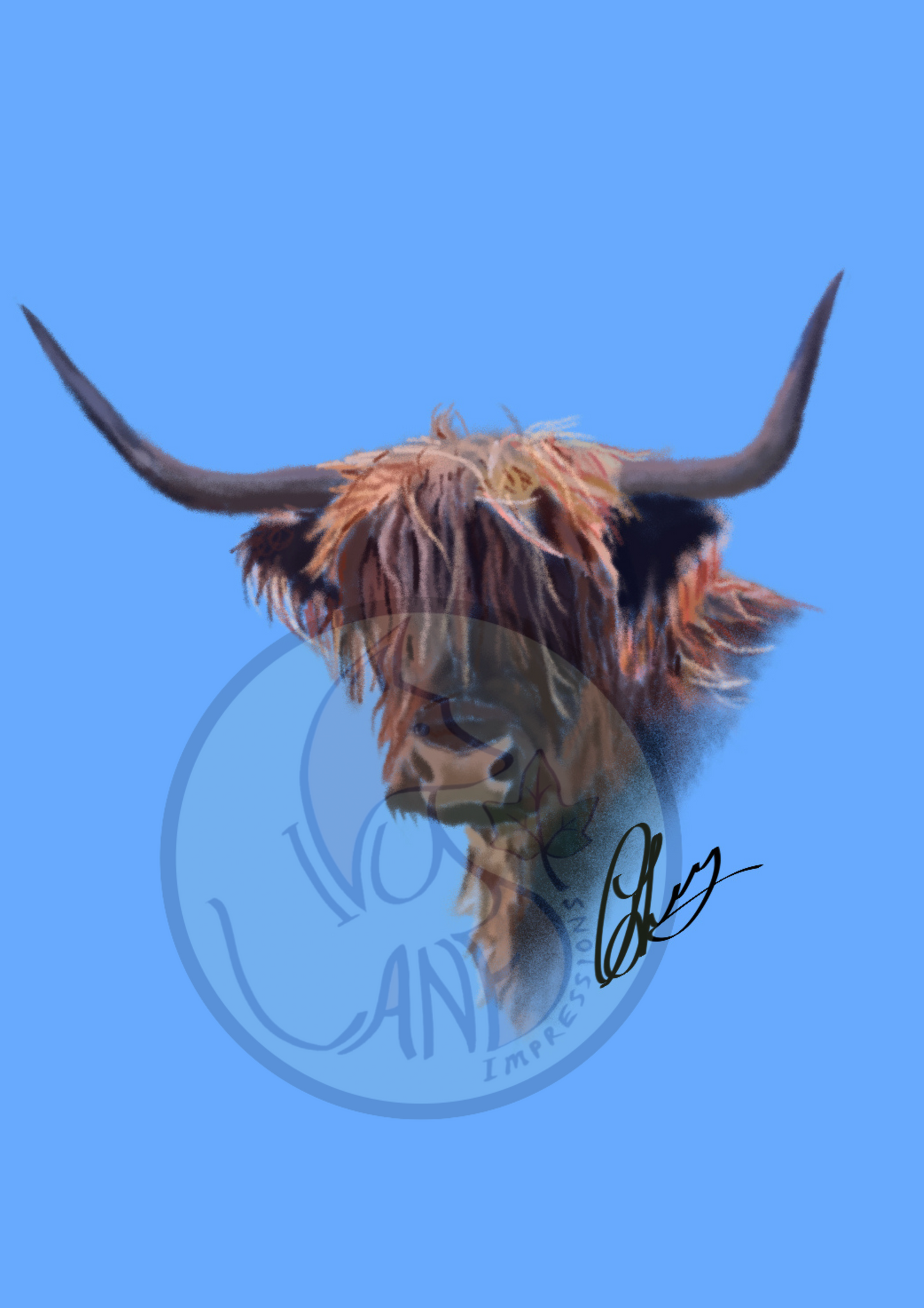 Highland Cow Print