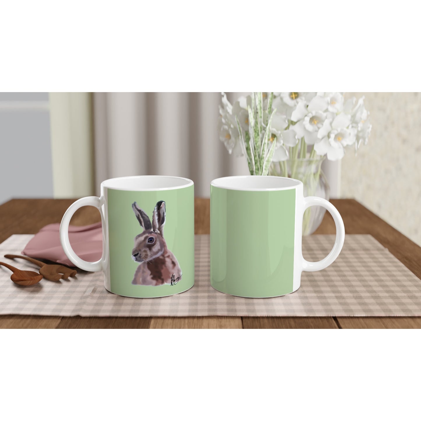 Winter Hare Mug